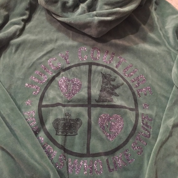 Juicy Couture XL Green Hoodie
