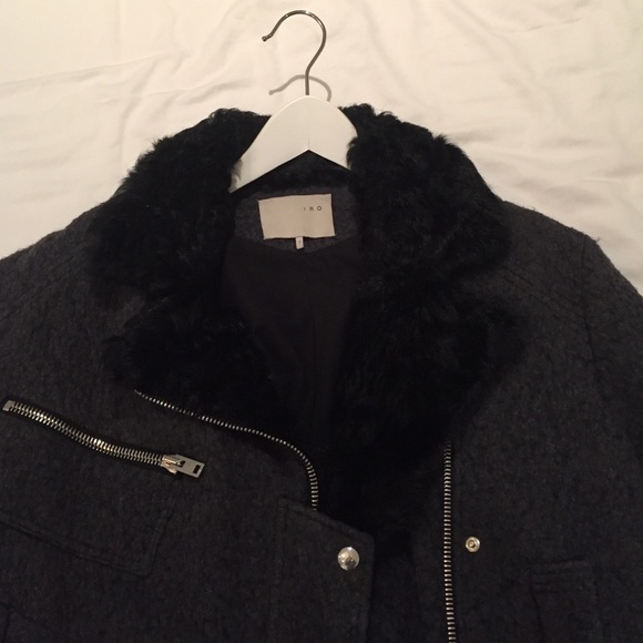 IRO shearling jacket - Picture 2 of 4
