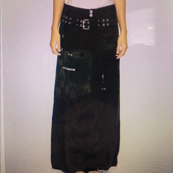 Pete Greta corduroy cargo skirt