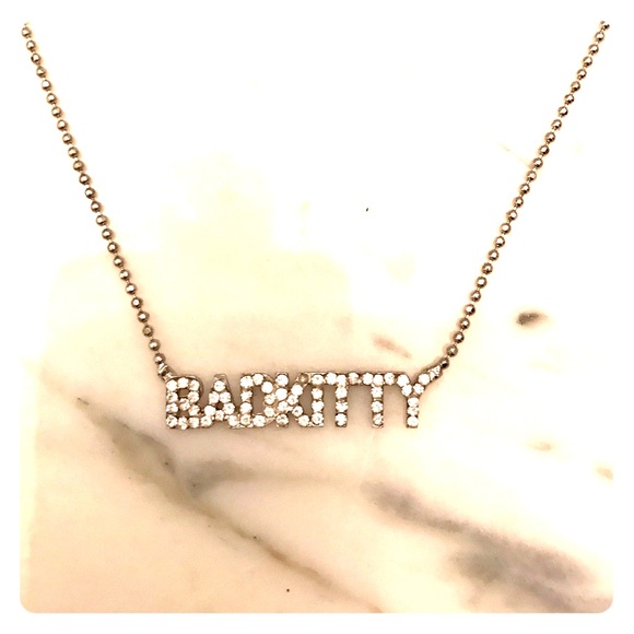 bad kitty necklace