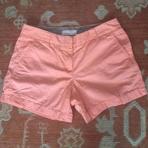 Peach shorts from J. Crew