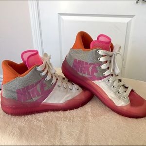 Nike Pink Plastic Sneakers