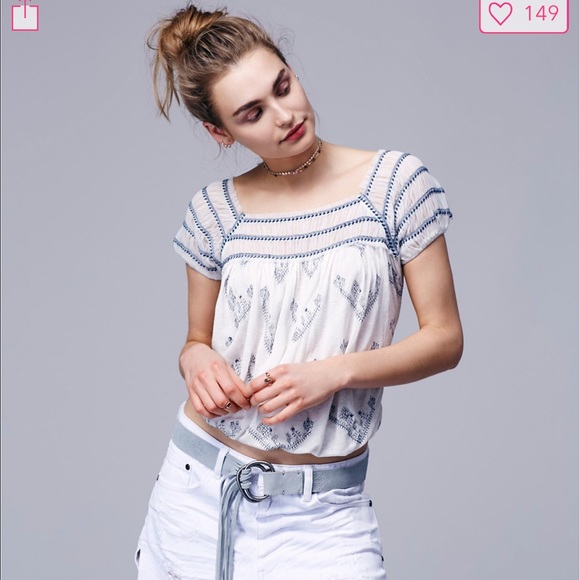 Free People "In the Clouds" top