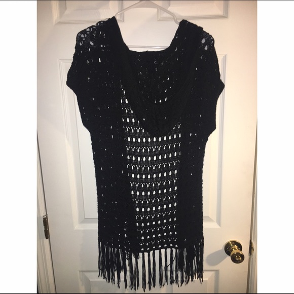 Black sweater cardigan