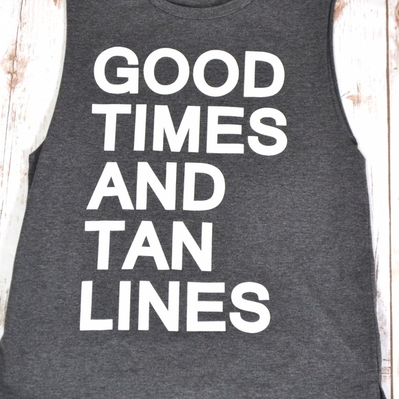 Good Times And Tanlines Tank ☀️ - Picture 2 of 2