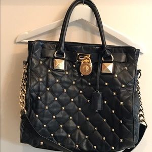 Micheal Kors Studded Hamilton Tote