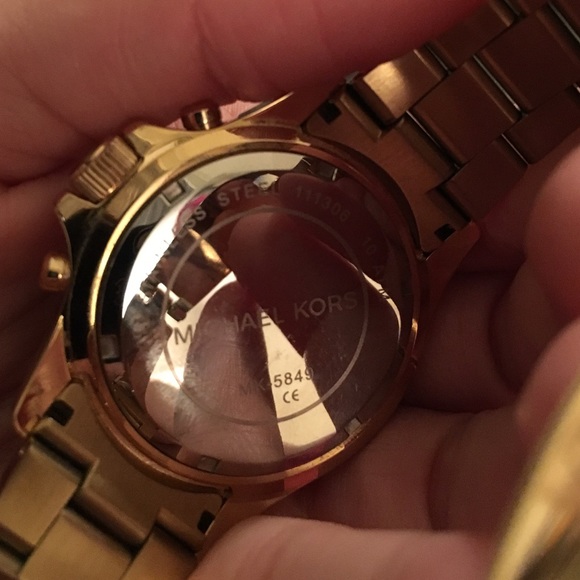 Michael Kors gold watch main image 3