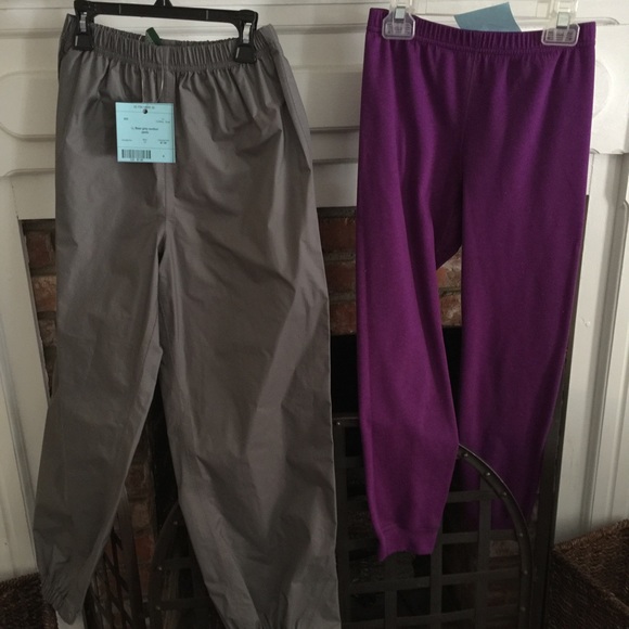 Patagonia capilene pants in eggplant