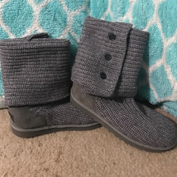 Knitted Bailey Button Uggs