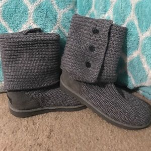 Knitted Bailey Button Uggs