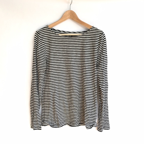 J. Crew Striped Painter Tee Long-sleeves