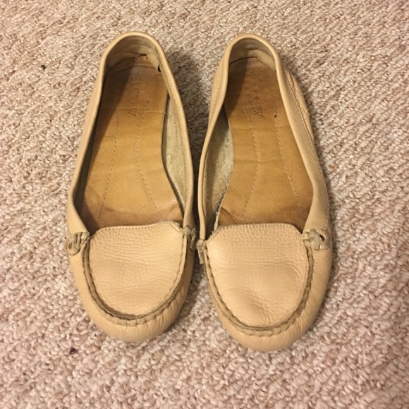J.Crew Nude Driving Moccasins