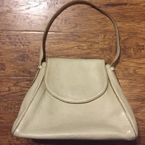 Vintage Cole Haan Flap Leather Satchel Handbag