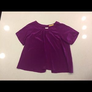 Aaron Ashe open back silk blouse