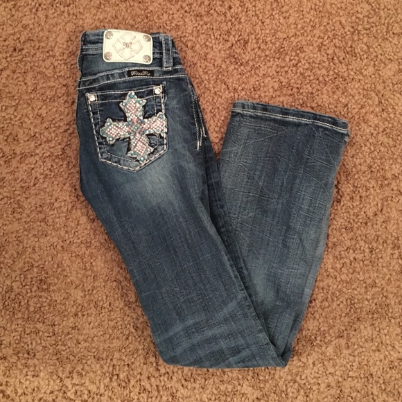 Girls Miss Me Flare Jeans