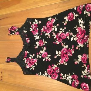 White House black market lace tank top