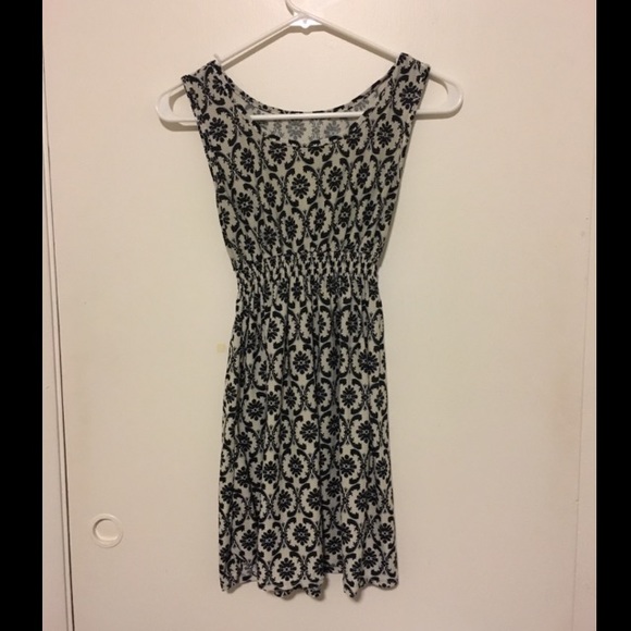 Black and white dress