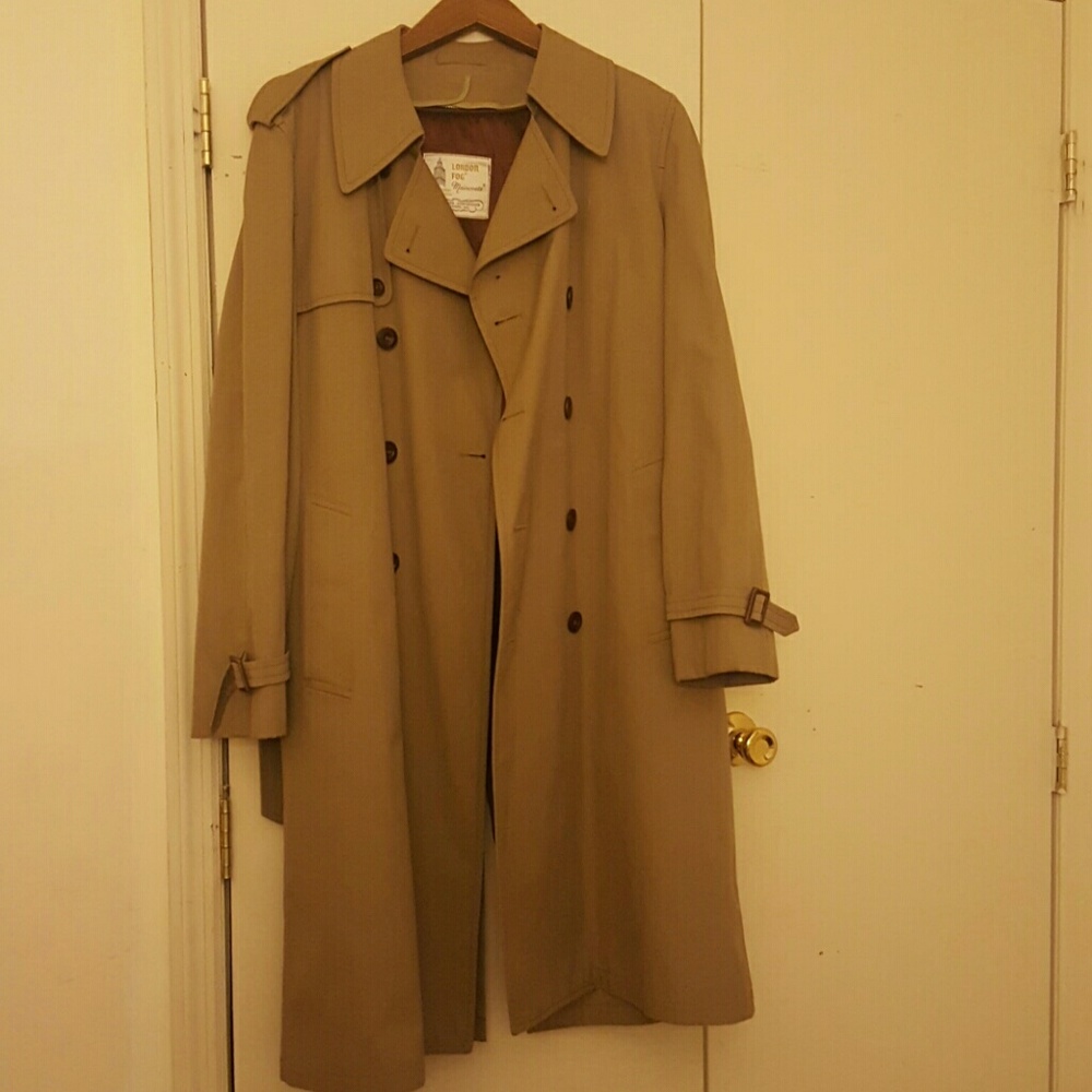 London Fog Men trench jacket