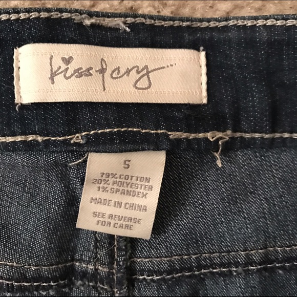 Lace Trimmed Jean Shorts - Picture 4 of 4