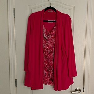 2 piece blouse and jacket