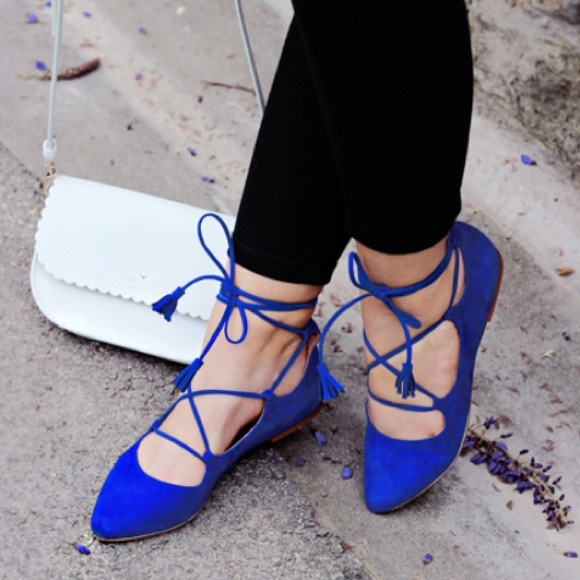 Yoki Shoes - Blue D'Orsay Flats
