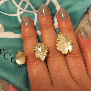 Kendra Scott Naomi Two-Finger Pentagonal Ring