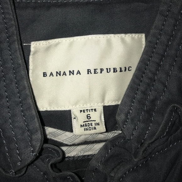 Grey blue Banana Republic Moto jacket - Picture 2 of 2