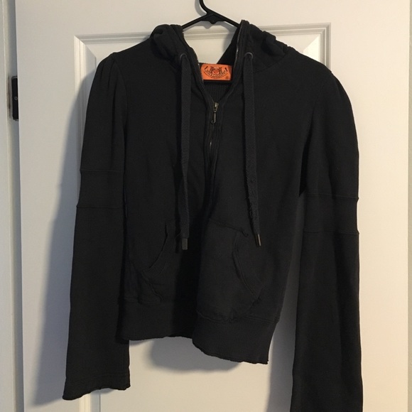 Juicy Couture black zip hoodie