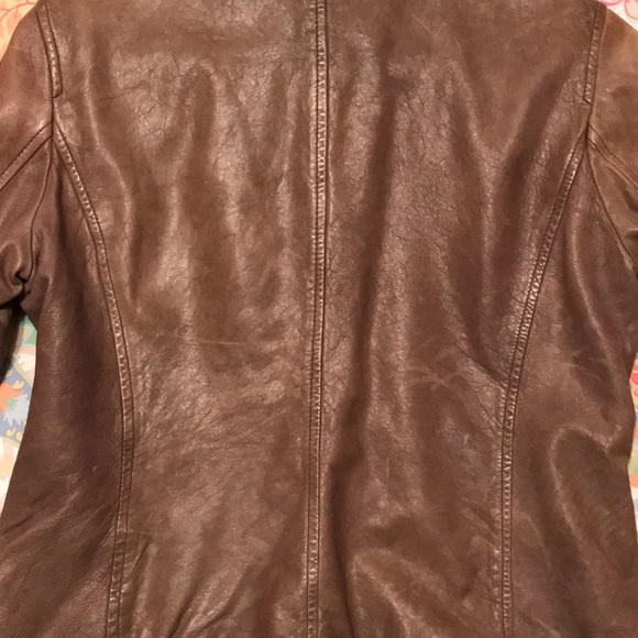 Real leather Banana Republic leather jacket - Picture 5 of 8