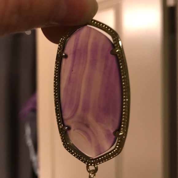 Kendra Scott purple agate rayne - Picture 2 of 2