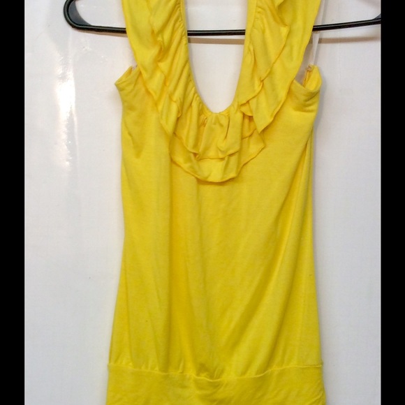 Yellow Halter Top - Picture 3 of 3