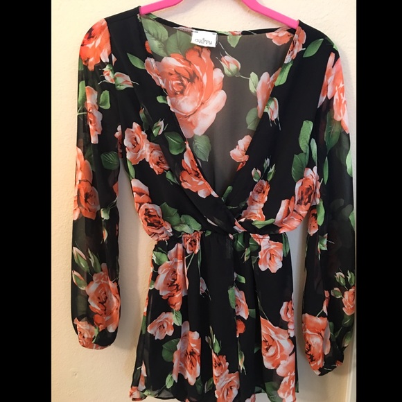 Floral Romper - Picture 1 of 1