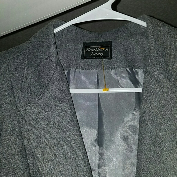 Nwt Southern lady women's wool Blazer Gray - Picture 3 of 4