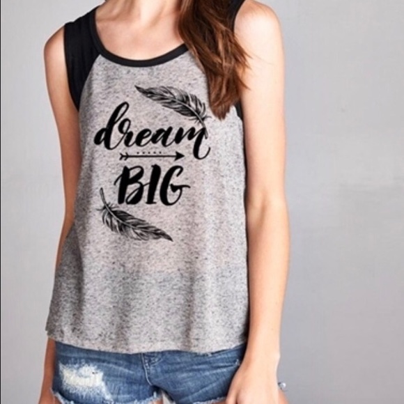 🔶'Dream Big' Tank Top