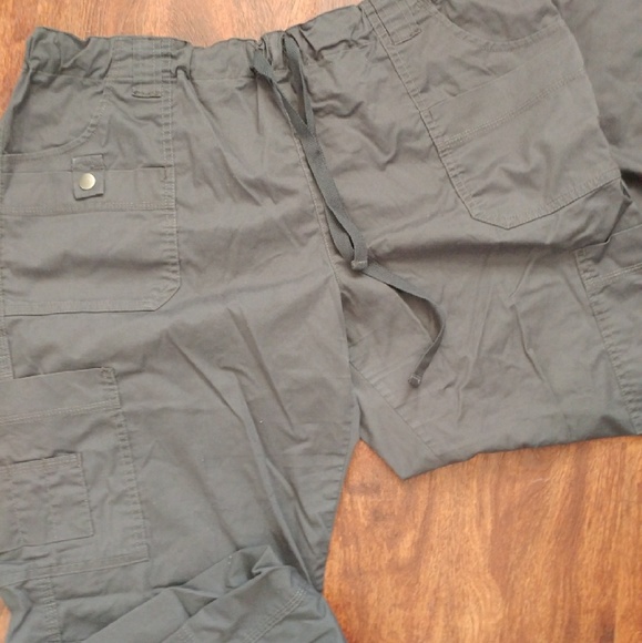 Dk grey scrub pants