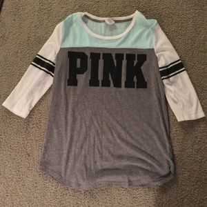Victoria Secret Pink raglan tee shirt