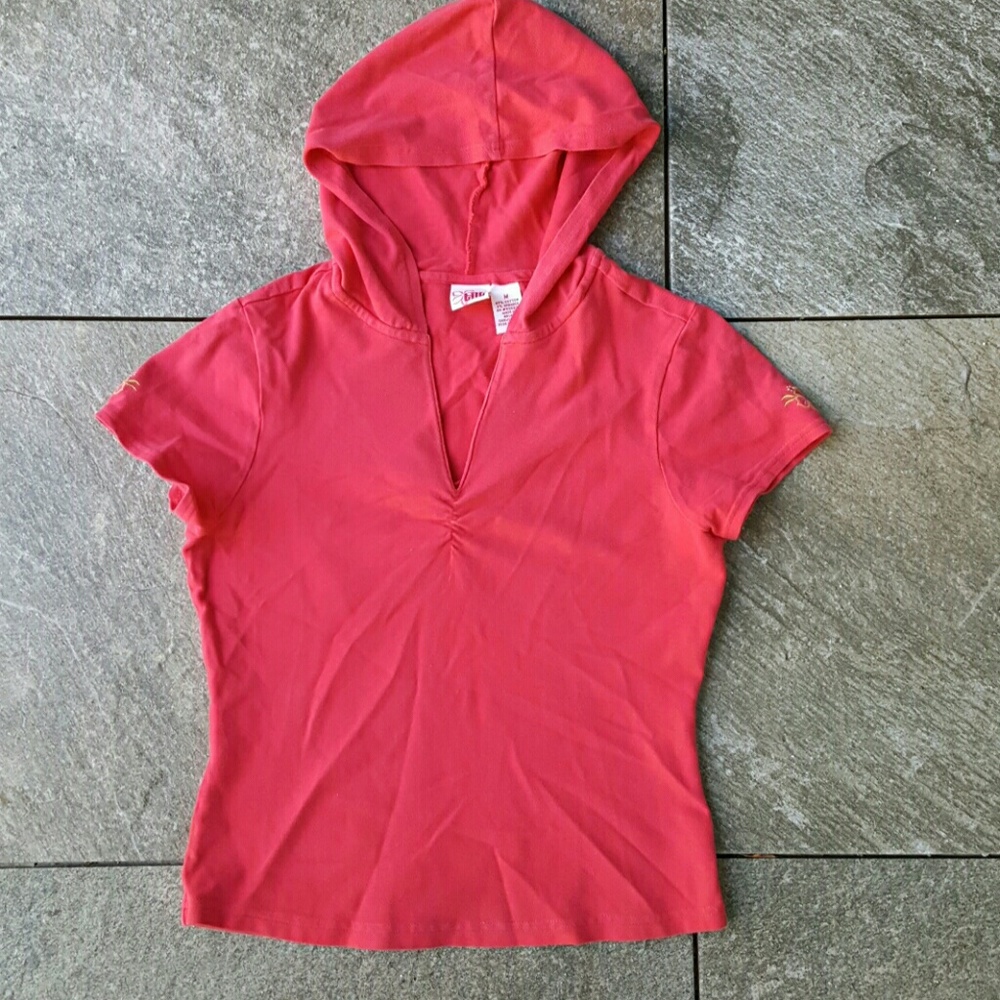 PacSun Tilt V Neck Hooded tee