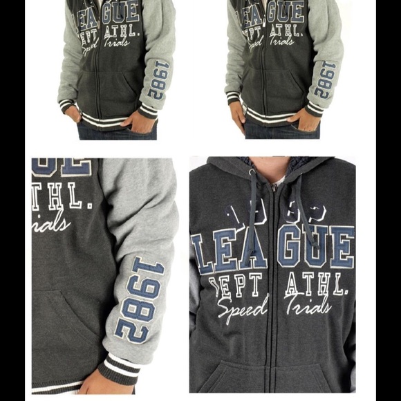 Rock Revolution Fur-Lined Applique Zip-Up Hoodie - Picture 2 of 2