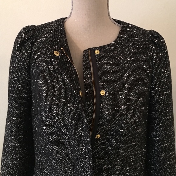 Banana Republic black/white coat - Picture 2 of 4