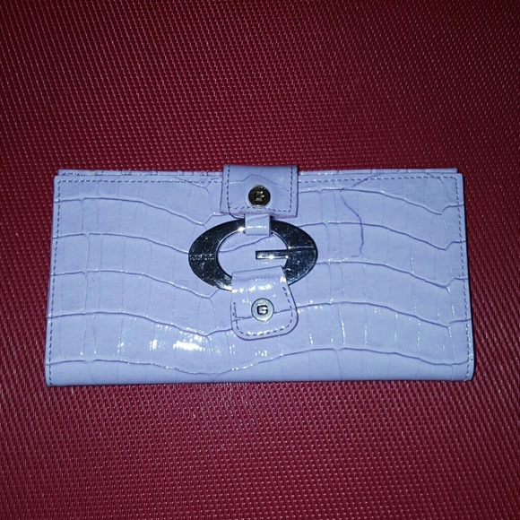 Lilac Alligator like Guess wallet