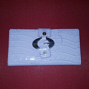 Lilac Alligator like Guess wallet