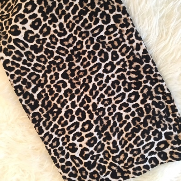 Leopard Bandage skirt