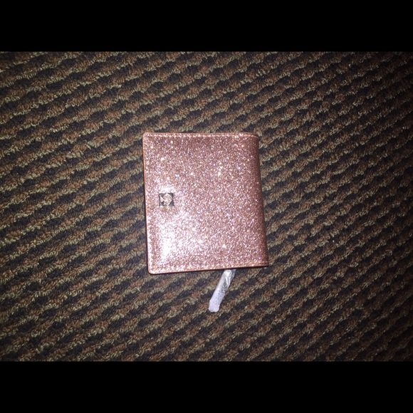 Kate Spade blush glitter wallet!