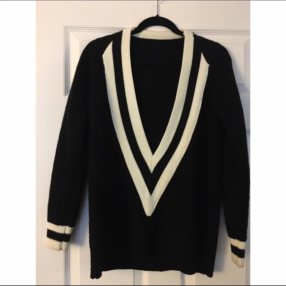 V neck varsity sweater