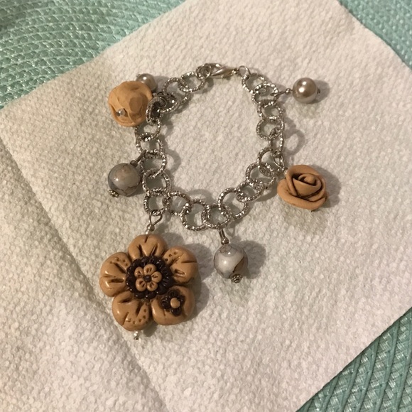 Flower Charm Bracelet