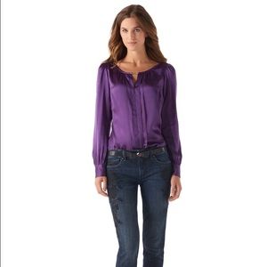 White House Black Market Silk Blouse