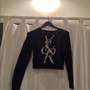 Young & Reckless cropped sweater