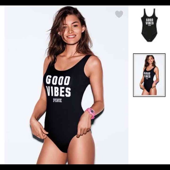 VS Pink Bodysuit Size Medium brand new