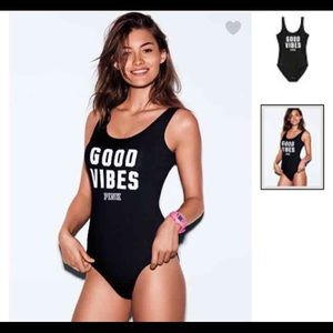 VS Pink Bodysuit Size Medium brand new