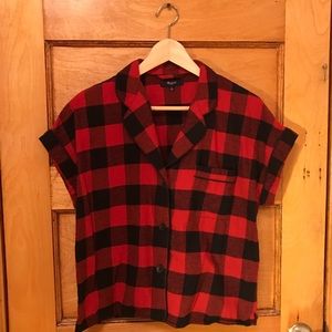 Flannel 'Pajama' Style Top from Madewell